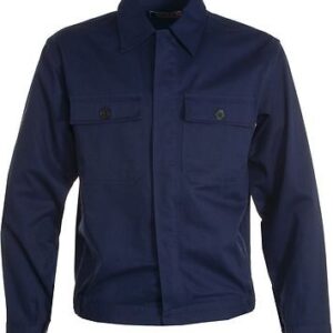 CHAQUETA DE TRABAJO AZUL CHAQUETA CHAQUETA DE ALGODÓN CON BOLSILLOS uniforme de trabajador