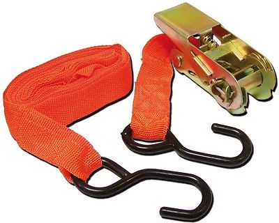 JUEGO DE 4 CORREAS CON GANCHOS TENSORES DE TRINQUETE 25mm X 4 METROS 122