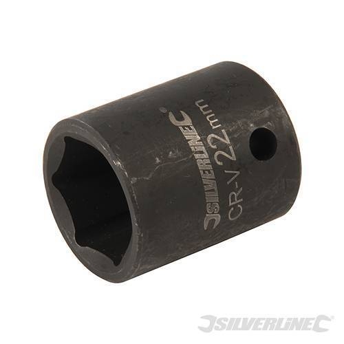 INSERTO DE VASO HEXAGONAL MÉTRICO 1/2' 22 mm ORIFICIO LATERAL 846 SILV