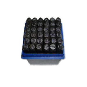 JUEGO DE PUNZONES ALFANUMÉRICOS 36 PIEZAS POR 10 MM PUNZONES PERFORADORES LETRAS NÚMEROS PLANTILLAS