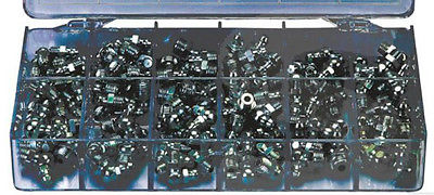 CABEZALES DE ENGRASE 110 PIEZAS PISTOLA DE ENGRASE CAMIÓN TRACTOR COCHE PALA MECÁNICA