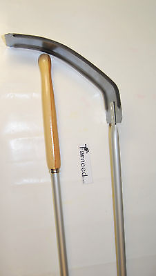 LA PALA CURVA REMO TIRA BRASAS - CENIZA - LEÑA PARA HORNO DE LEÑA PARA PIZZA - ACERO