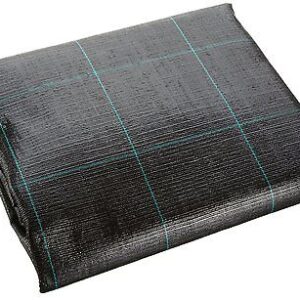 LÁMINA ACOLCHADORA ANTICORREAS DE POLIPROPILENO VERDE A CUADROS NEGROS MT 25 X 1