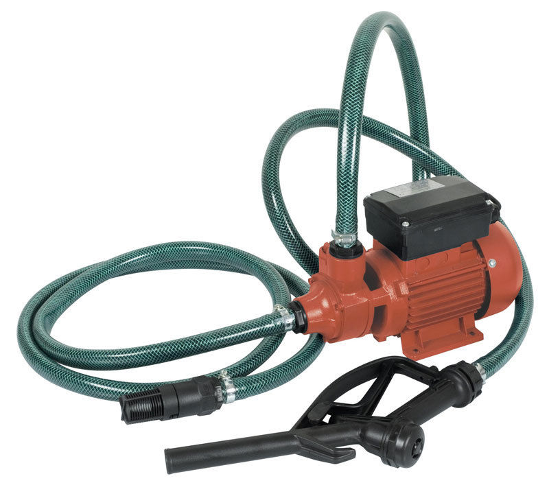 KIT BOMBA DE TRASIEGO ASPIRANTE EXTRACCIÓN DIÉSEL 230V 40L DISPENSADOR 298 costilla