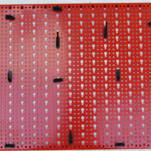 PORTAHERRAMIENTAS DE PANEL DE PARED PERFORADO PORTAHERRAMIENTAS 30 GANCHOS 498