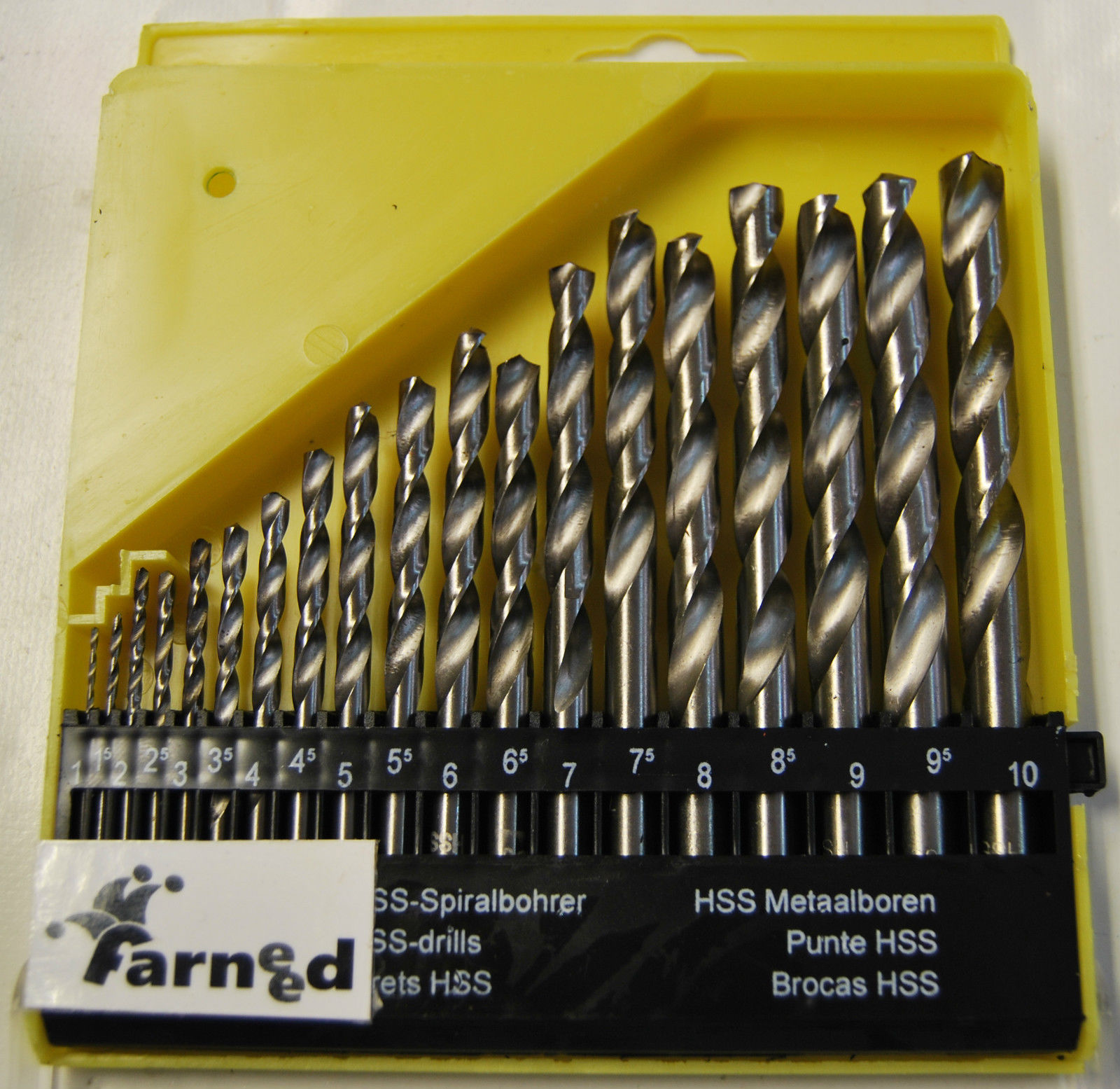 JUEGO DE BROCAS 19 PIEZAS CORTADORES BROCA DE CORTE PARA PERFORAR HIERRO METAL