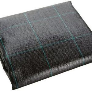 LÁMINA DE ACOLCHADO NEGRO POLIPROPILENO VERDE A CUADROS RESISTENTE AL DESGARRO MT 50 X 1