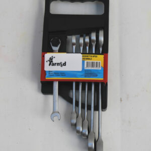 JUEGO DE LLAVES DE TRINQUETE 6 PIEZAS COMBINACIÓN DWARF SHORT STEEL CHROME VANADIUM 8-19MM