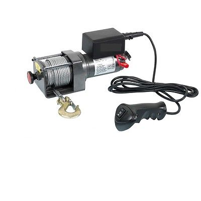 CABRESTANTE CABRESTANTE 3000 lb BARCO ELÉCTRICO EMBARCACIÓN NEUMÁTICA 12V POLIPASTO DE EMBRAGUE 458