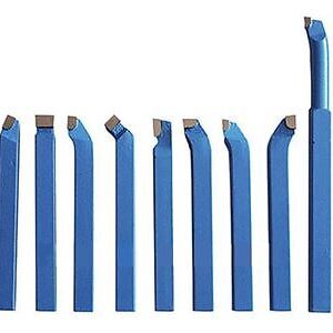 HERRAMIENTAS DE CORTE CUCHILLAS DE ACERO PARA TORNO 6X6 MM 11 PIEZAS PCS SOLDADAS CASSETTE 059