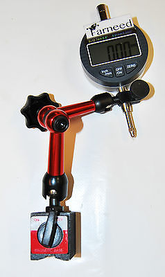 PEQUEÑA BASE MAGNÉTICA ARTICULADA CON COMPARADOR CENTESIMAL DIGITAL FARNEED 12