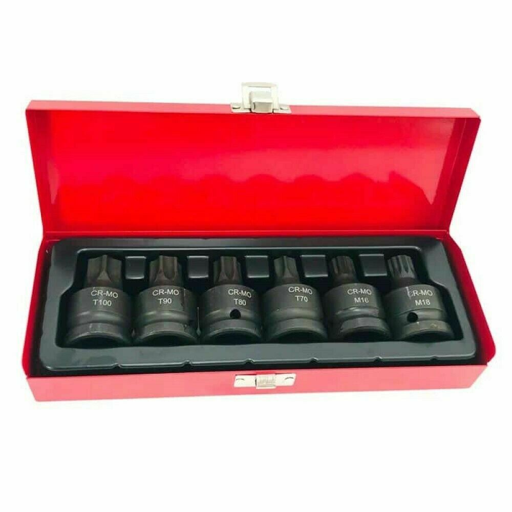LLAVES DE TUBO ACANALADAS TORX XZN IMPACT 3/4" M16 M18 T70 T80 T90 T100 291HY