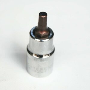 H6 LLAVE DE TUBO HEXAGONAL PUNTA CORTA 55 MM 1/2" LLAVES DE TUBO DE ACERO