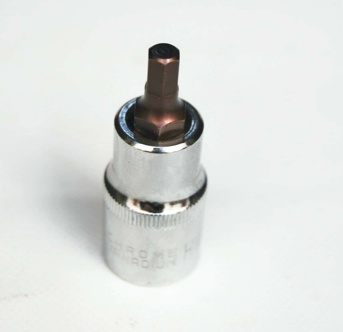 H6 LLAVE DE TUBO HEXAGONAL PUNTA CORTA 55 MM 1/2" LLAVES DE TUBO DE ACERO