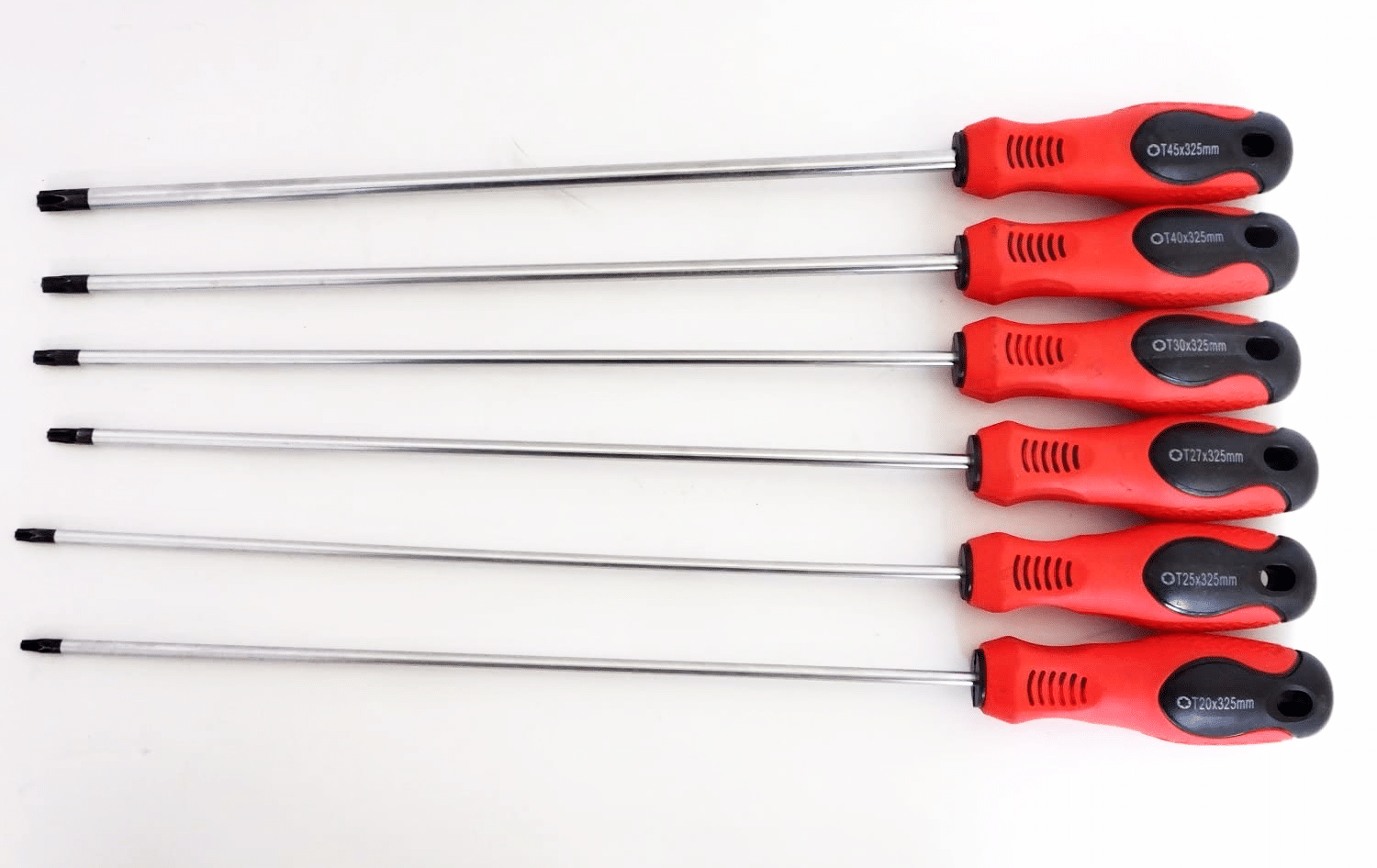 JUEGO DE DESTORNILLADORES DE PUNTA TORX 6 PIEZAS LARGO 325 mm T20 T45 DESTORNILLADOR DESTORNILLADOR 129 SK