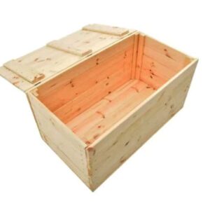 BANCO DE PECHO EN MADERA DE PINO NATURAL PINTABLE 73x35x33 cm 408