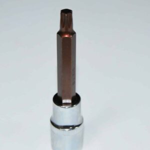 TORX T40 LLAVE DE TUBO BROCA LARGA 100 MM 1/2" VASOS ACERO S2