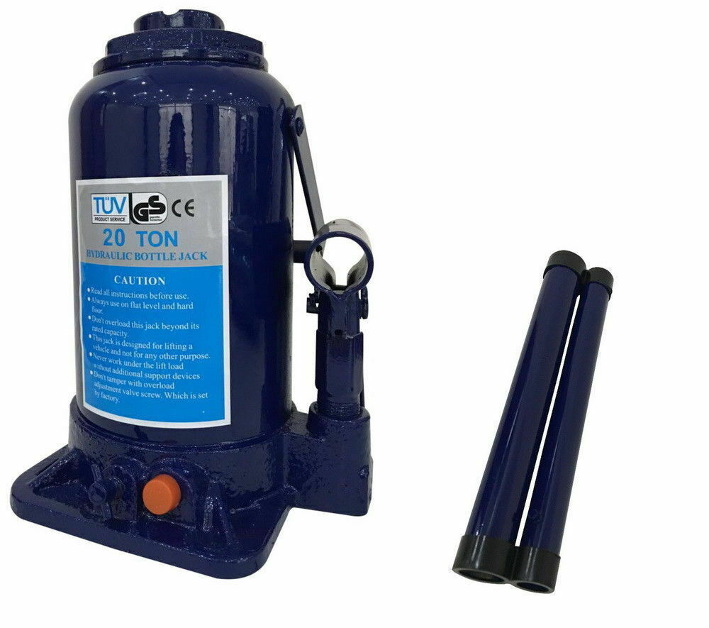 CRICK AUTO 20T ELEVADOR DE PRESIÓN HIDRÁULICA GATO DE BOTELLAS 20000 kg