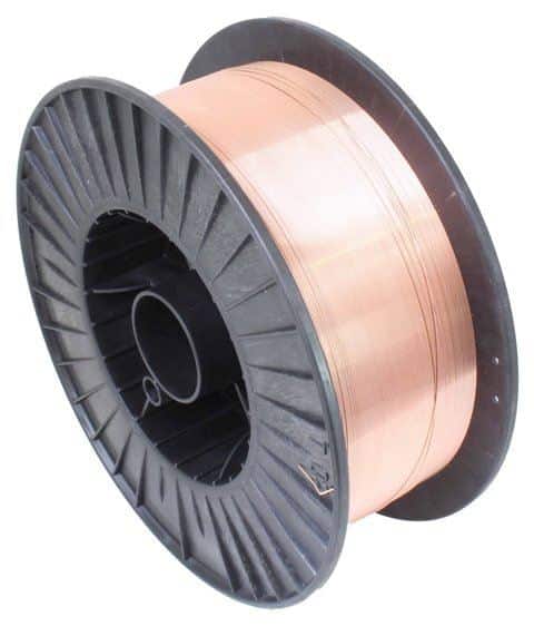 MÁQUINA DE SOLDADURA DE BOBINA DE ALAMBRE MIG SOLDADURA DE COBRE HIERRO DE SOLDADURA 0.8MM 15KG 8WWa