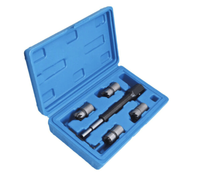 CORTADORES 4 PIEZAS DE LIMPIEZA DE JUNTAS DEL ASIENTO DEL INYECTOR DEL MOTOR DIESEL 462s