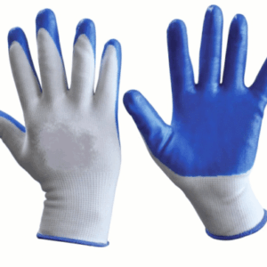 12 PARES DE GUANTES DE TRABAJO RECUBIERTOS PAR DE GUANTES DE NYLON/NITRILO TALLA 9 GL9