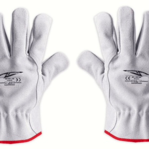 12 PARES DE GUANTES DE TRABAJO DE PIEL DE VACA DIVIDIDA PAR DE GUANTES BLANCO 04WH TALLA 9