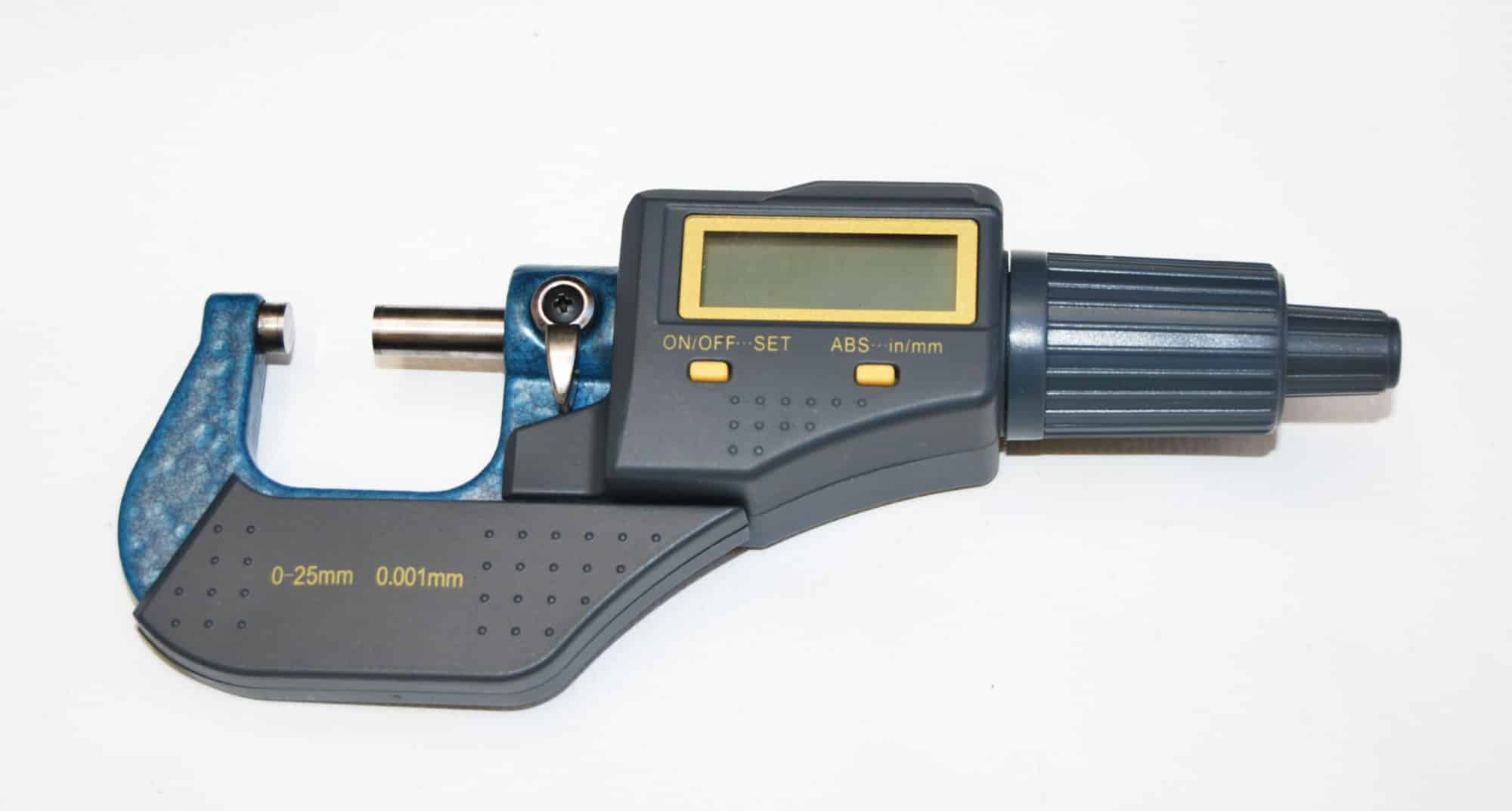 MICRÓMETRO DIGITAL MILÉSIMO 0 25 mm espesor espesor 7