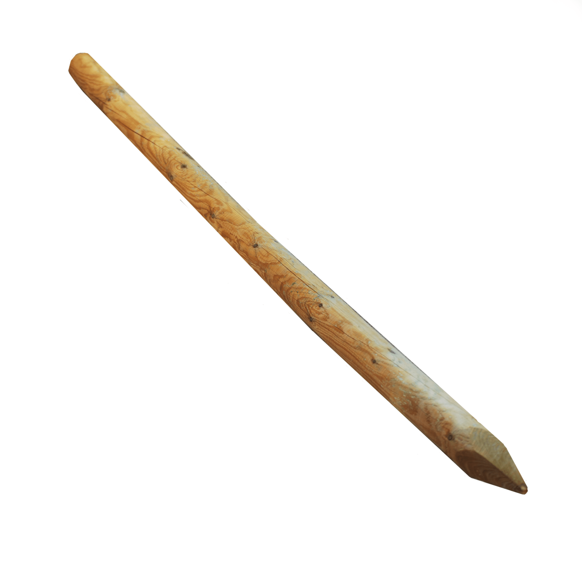 POSTE REDONDO DE MADERA CON PUNTA DE VALLA VALLAS Ø 6x150 cm 521