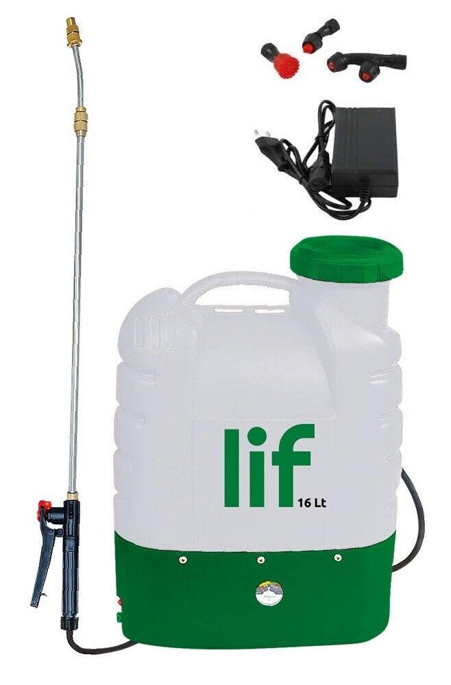 18582 BOMBA PULVERIZADORA MOCHILA HOMBRO ELÉCTRICO BATERÍA 12V16LT NEBULIZADOR LIF