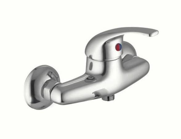 BAÑERA MONOMANDO CROMADA MEZCLADOR DE DUCHA DE PARED CON CONEXIÓN DE MANGUERA 447SW