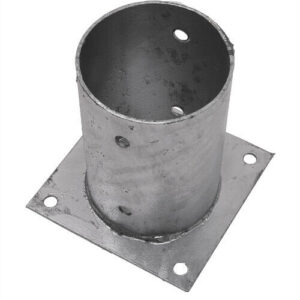 SOPORTE DE VIDRIO SOPORTE DE POSTE DE PILAR PILAR DE MADERA GALVANIZADA Ø61mm REDONDO 702