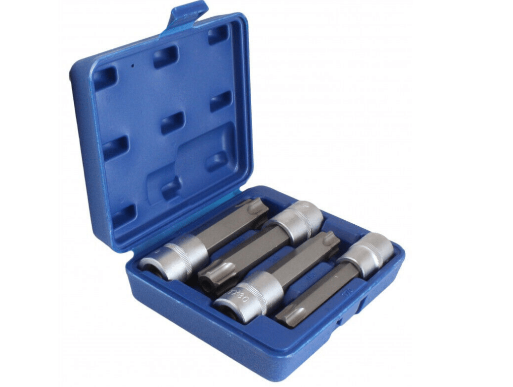 LLAVERO LLAVERO LLAVERO TORX SOCKETS BIT T70 T80 T90 T100 1/2" AGUJERO 293sa