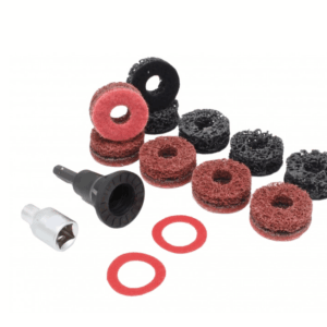 DISCOS DISCOS ALMOHADILLA DE LIJADO CUBO DE LIMPIEZA TAMBOR DE RUEDA 14PCS Ø38 38Rsa