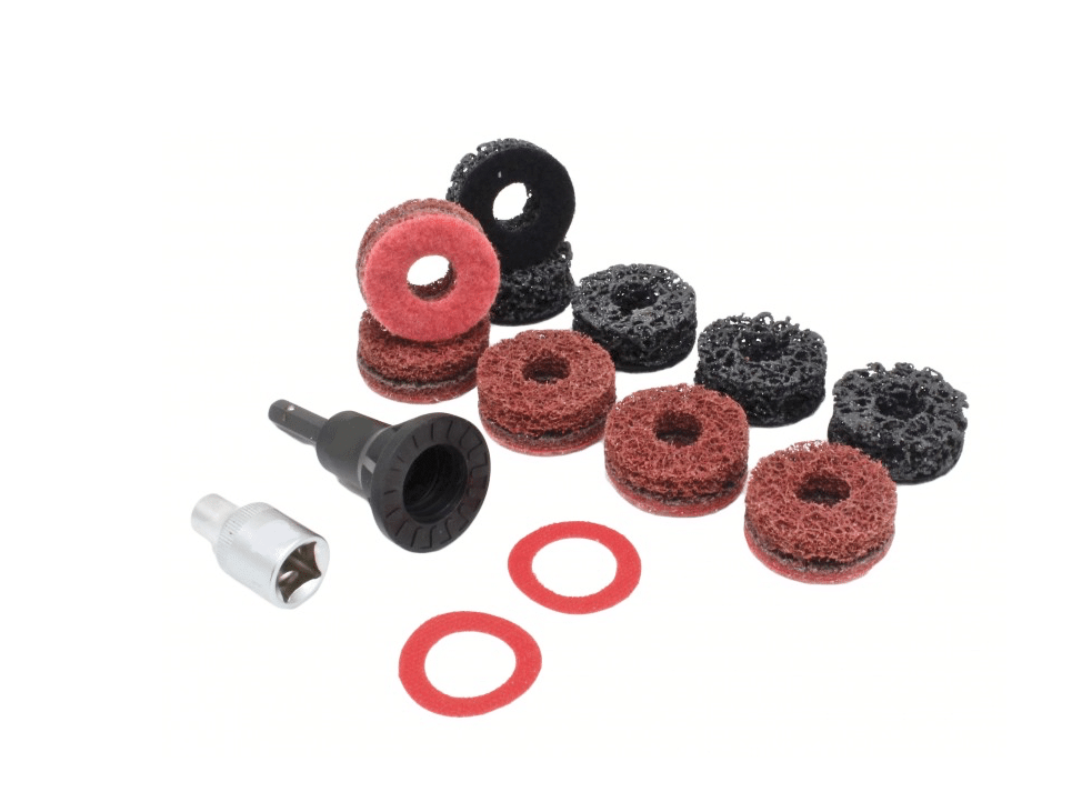 DISCOS DISCOS ALMOHADILLA DE LIJADO CUBO DE LIMPIEZA TAMBOR DE RUEDA 14PCS Ø38 38Rsa