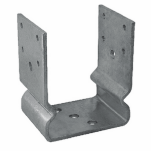 SOPORTE DE SOPORTE ELEVADO EN FORMA DE U PARA VIGAS DE MADERA PILAR SUSPENDIDO MM 60x60x135 650