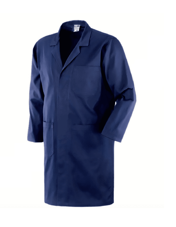 BATA DE LABORATORIO CAMISA DE TRABAJO MECÁNICO TALLER TALLER ALGODÓN AZUL TALLA 58