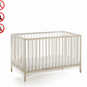 MOSQUITERA UNIVERSAL CUNA GIMNASIO CAÑA TRANSPIRABLE 140x70 BLANCO 042