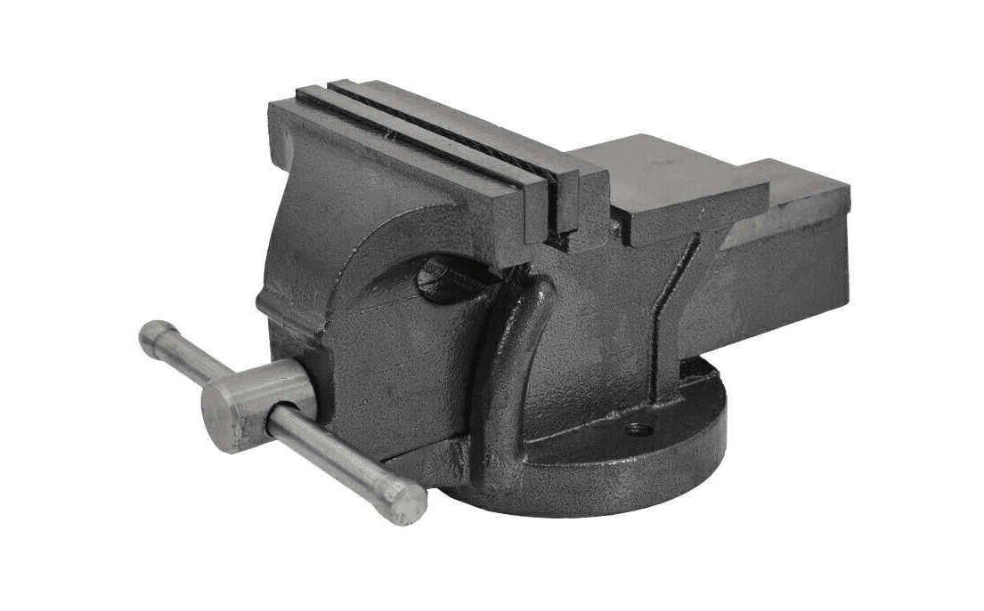 MORDAZA DE BANCO 125 mm YUNQUE PROFESIONAL EN HIERRO FUNDIDO Y MORDAZAS DE ACERO 852aw