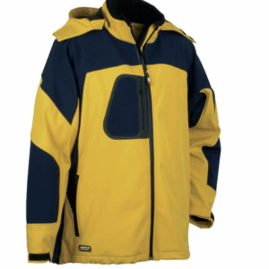 CHAQUETA DE TRABAJO PARA HOMBRE CHAQUETA CON CREMALLERA AMARILLA CHAQUETA CON CREMALLERA COFRA TALLA 60