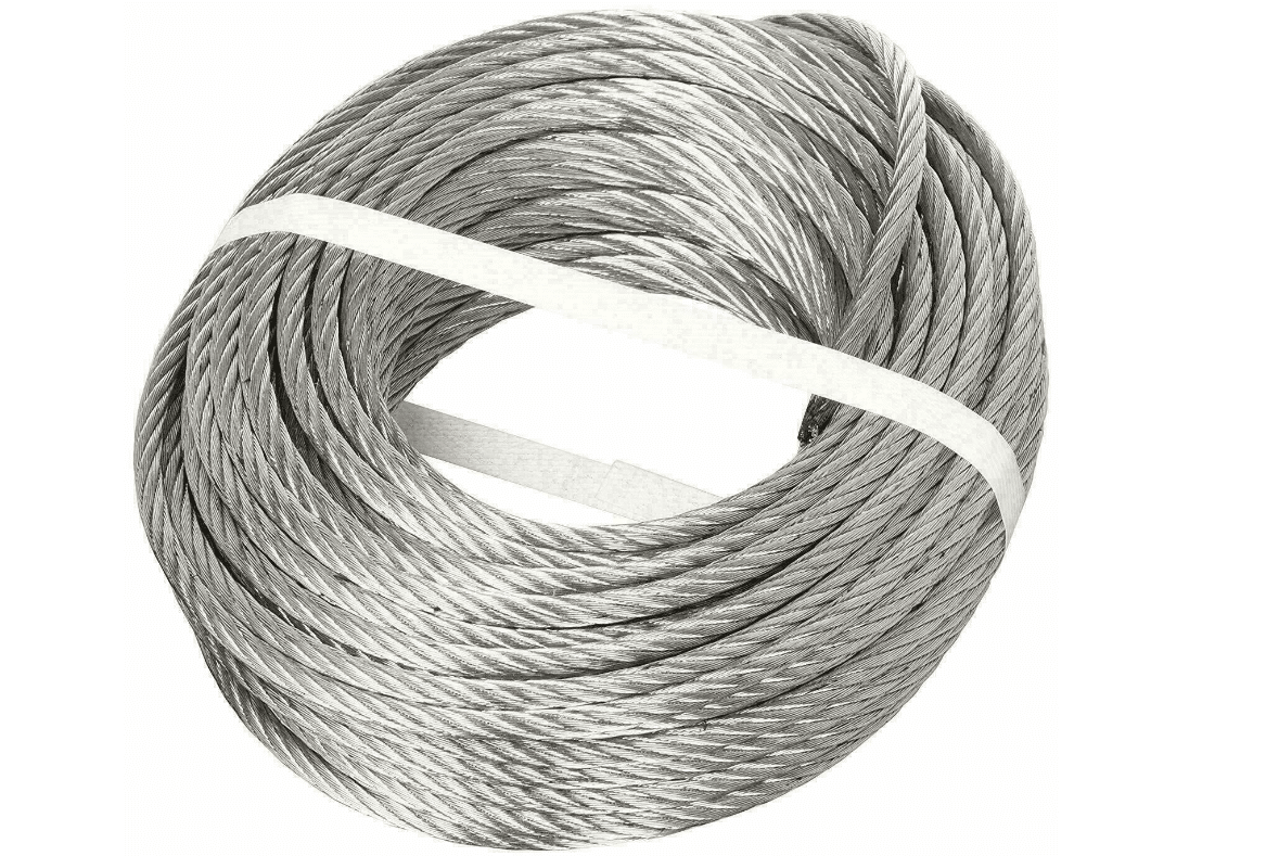 CABLE DE ACERO GALVANIZADO COMERCIAL CABLE DE ACERO 72 HILOS 50MT 10MM 3200KG POLIPASTO 331