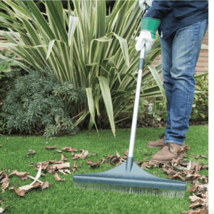 PEINE ESCOBA LIMPIEZA DE CÉSPED ALFOMBRA SINTÉTICA HOJAS DE CÉSPED FALSO 45CM 080