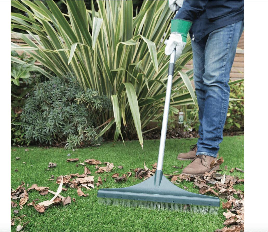PEINE ESCOBA LIMPIEZA DE CÉSPED ALFOMBRA SINTÉTICA HOJAS DE CÉSPED FALSO 45CM 080