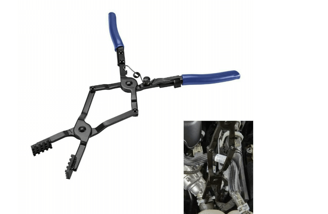 PINZAS PARA ABRAZADERAS DE MANGUERA ABRAZADERAS DE MANGUERA LARGAS 440 mm 0 65mm ALICATES RECTOS 529X