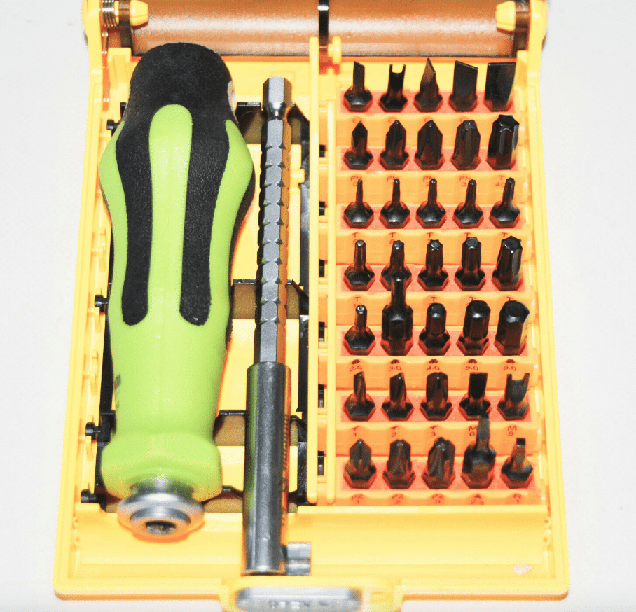 KIT SET 37 EN 1 DESTORNILLADORES DE PRECISIÓN REPARACIÓN CELULARES PC 196HU