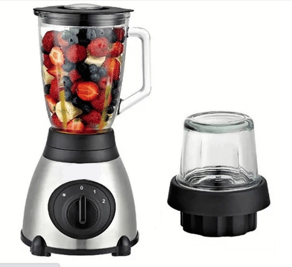 MEZCLADORA 800 W EN ACERO 1.5 JARRA DE VIDRIO 2 EN 1 VELOCIDAD 462ar
