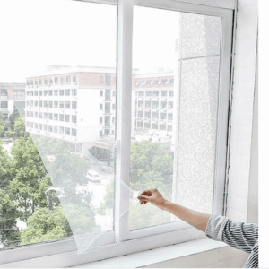 MOSQUITERA ADHESIVA RASGAR TAPA VENTANA PUERTAS 150x200 ANTI MOSQUITO INSECTO 097