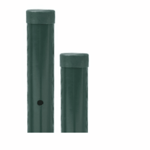 POSTE DE VALLA EN HIERRO PINTADO VERDE Ø 34MM REDONDO MT 1