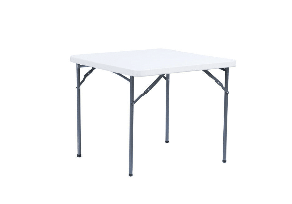 MESA PLEGABLE DE RESINA Y METAL PARA CAMPING