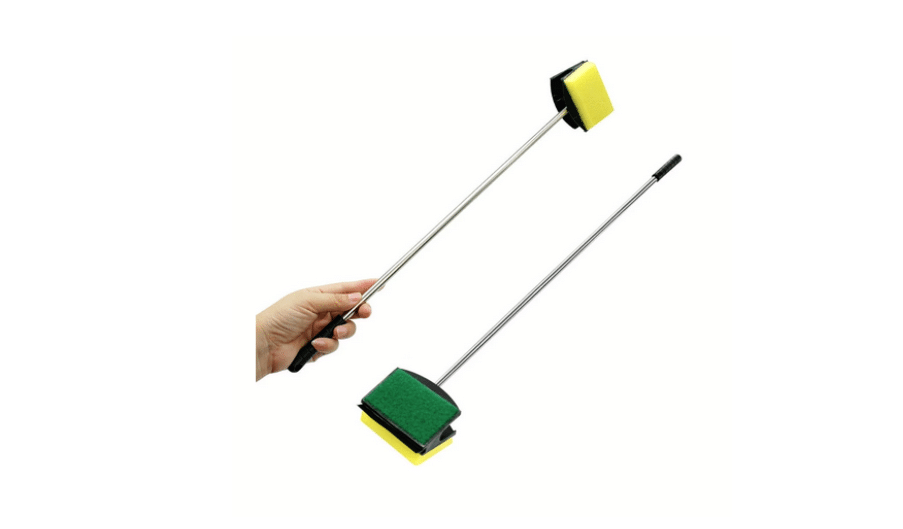 VARILLA ESPONJA CEPILLO LIMPIADOR DE REDES LIMPIEZA DE ACUARIOS VIDRIO DE PESCADO 3 FUNCIONES 247 SW