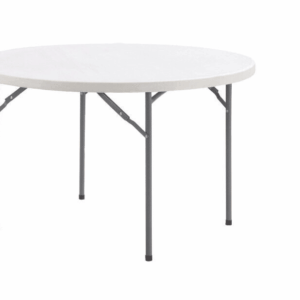 MESA REDONDA PARA HOSTELERÍA INTERIOR EXTERIOR POLIPROPILENO CM Ø120x74h BLANCO 482v